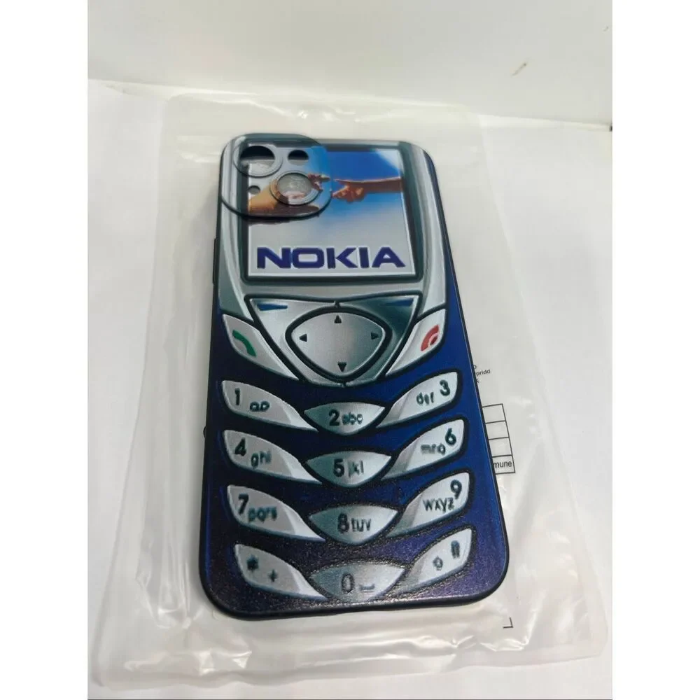 iPhone 15 Plus Retro Nokia Phone Case Y2K Vintage Style Protective Cover